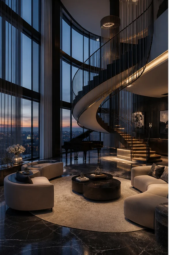 Интерьер квартиры Sky Garden